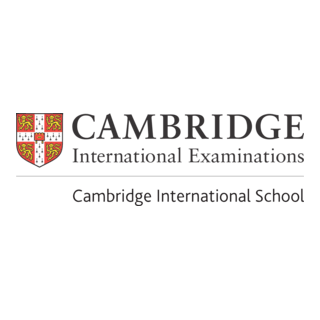 Cambridge International Examinations ve Cambridge International School logosu